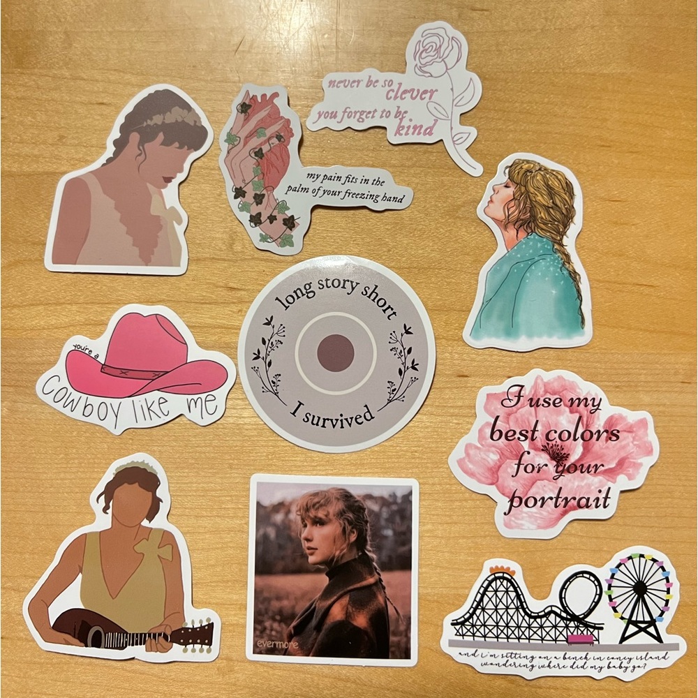 Taylor Swift Evermore Era Sticker Set #3 (10)